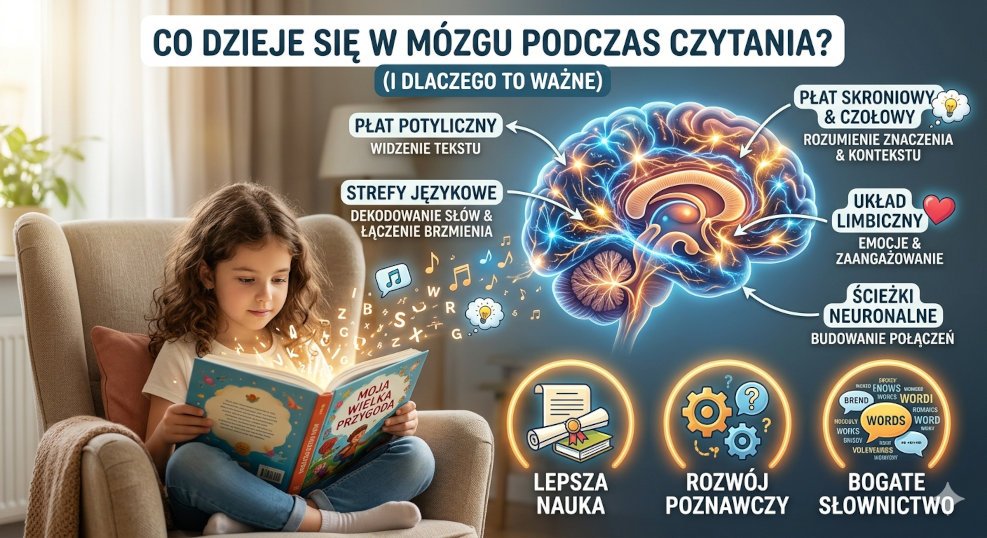 co dzieje sie w mozgu podczas czytania